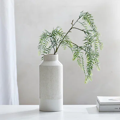Dunelm Dorma Purity Ceramic Vase 30cm Cream Cream
