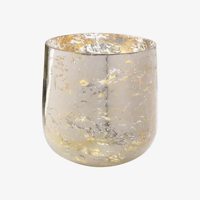 Dunelm Hestia Gold Glass Vase