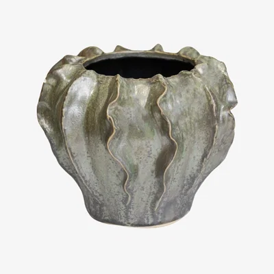 Dunelm Scarlet Coral Reef Ceramic Vase