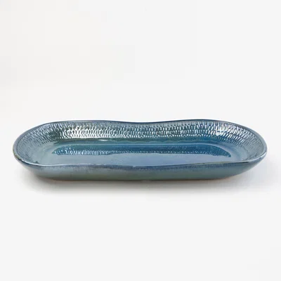 Dunelm Zen Trinket Tray Blue