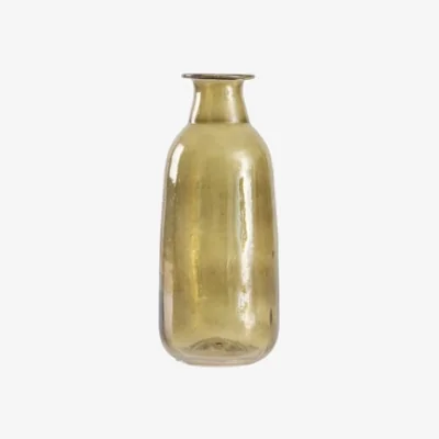 Dunelm Set of 2 Halwill Glass Bud Vases Green