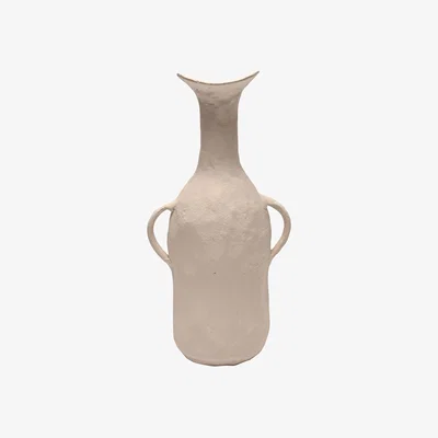 Dunelm Hestia Tapered Aluminium Vase with Handles