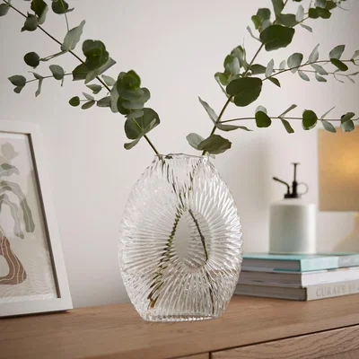 Dunelm Patterned Burst Glass Vase