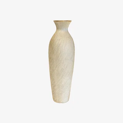 Dunelm Classic Elegance Waister Vase Cream