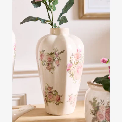 Dibor Garden Rose Urn Vase