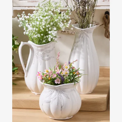 Dibor Radway White Ceramic Collection