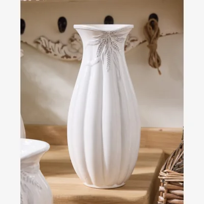 Dibor Radway White Tall Vase