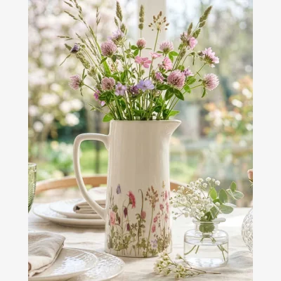 Dibor Wildflower Meadow Pitcher Jug Vase