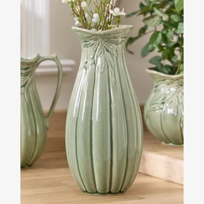 Dibor Kineton Sage Green Tall Vase