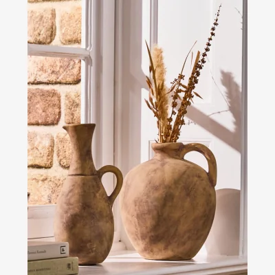 Dibor Grecian Style Terracotta Vase