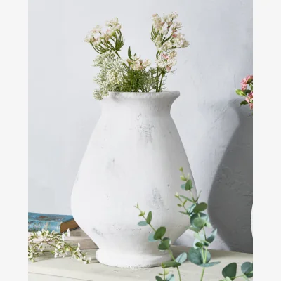 Dibor Grecian Inspired Tall Ceramic Vase