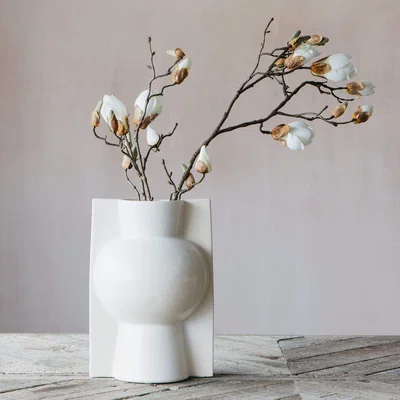 Graham & Green Off White Bubble Vase