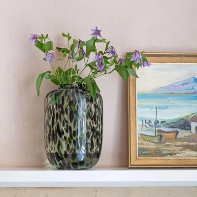 Graham & Green Graham and Green Small Black Speckle Vase