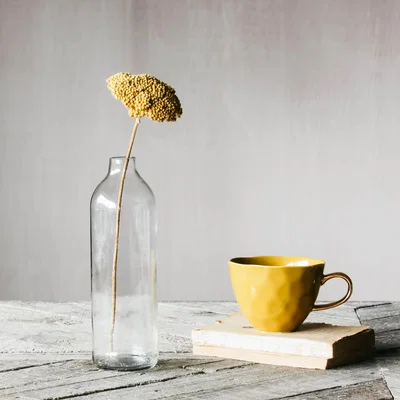 Graham & Green Clear Recycled Wine Bottle Vase
