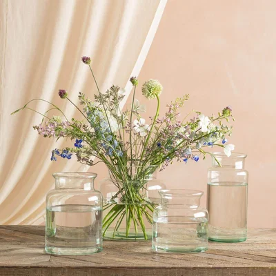 Graham & Green Graham and Green Broadwell Small Clear Glass Vase