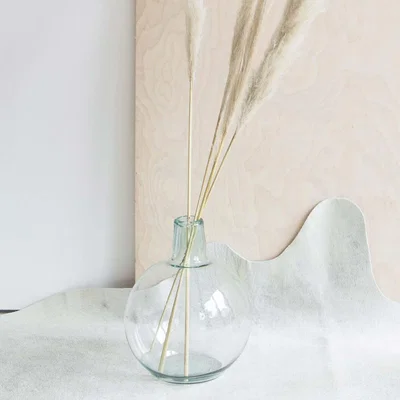 Graham & Green Medium Recycled Glass Stem Vase