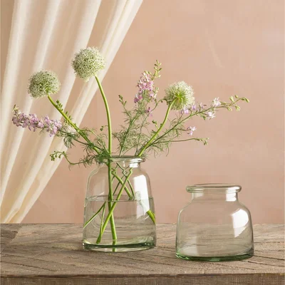 Graham & Green Graham and Green Mickleton Medium Clear Glass Vase