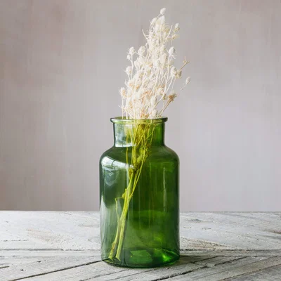 Graham & Green Moss Green Glass Vase