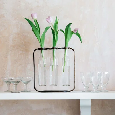 Graham & Green Set of Three Bottle Bud Vases