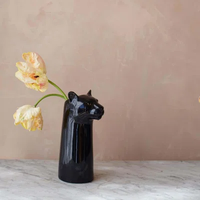 Graham & Green Panther Flower Vase