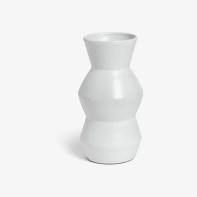 Habitat Habitat White Zig Zag Vase