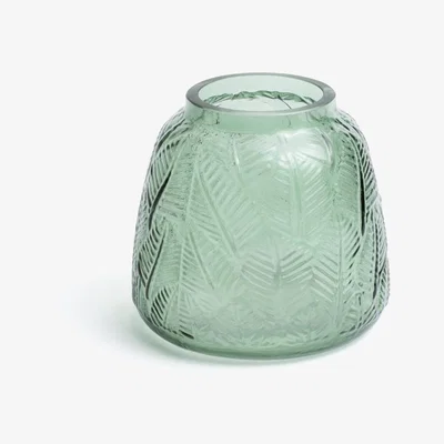 Habitat Habitat Eden Glass Vase - Green