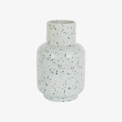Habitat Habitat Hinata Blue Speckled Earthenware Vase