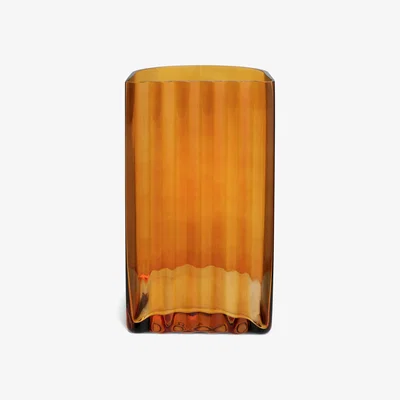 Habitat Habitat 60 Wiggle Glass Vase - Tall - Orange