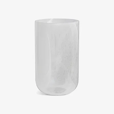 Habitat Habitat Alabaster Glass Vase  - Clear