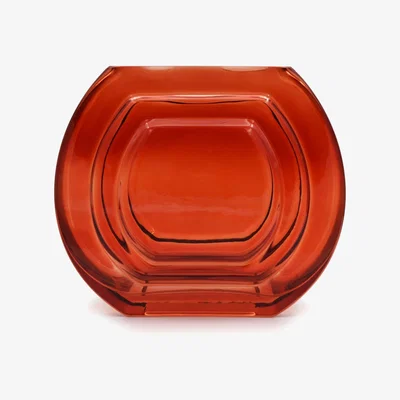 Habitat Habitat Deco Glass Vase - Orange