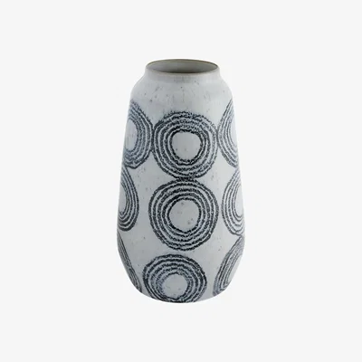Habitat Habitat Mabel Black And White Patterned Vase