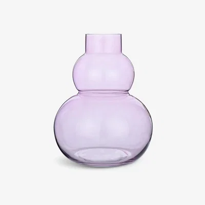 Habitat Habitat Bubble Glass Vase - Lilac