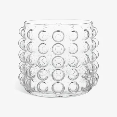 Habitat Habitat Medium Bobble Glass Vase - Clear