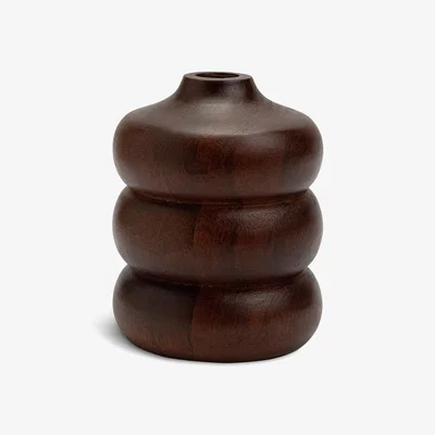 Habitat Habitat Medium Mango Wood Bud Vase - Brown