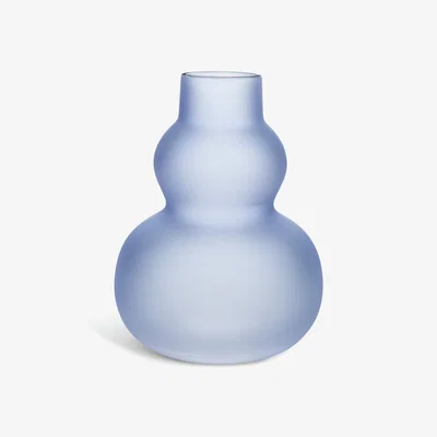Habitat Habitat Frosted Bubble Bud Vase - Blue
