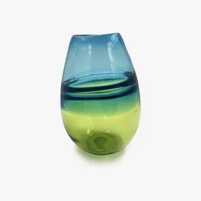 Habitat Habitat Ombre Glass Vase - Blue