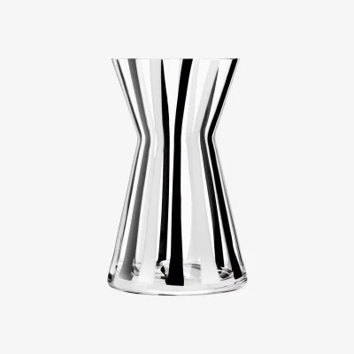 Heal's LSA Stripe Vase Black/White 32cm