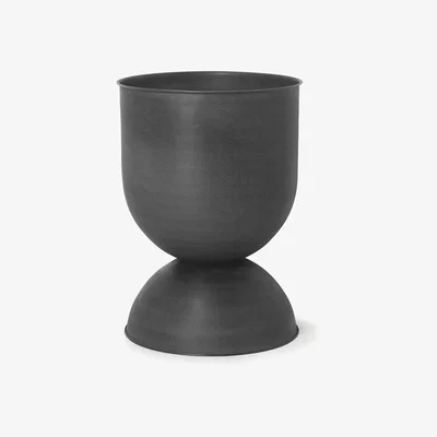 Heal's ferm LIVING Hourglass Pot Black Medium