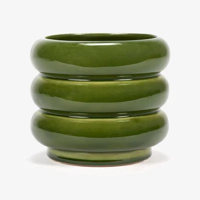Heal's Serax Sixties Flower Pot Green Large
