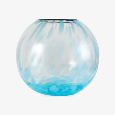 Heal's Heal's Dapple Round Vase Light Blue Large - Heal's UK Furniture