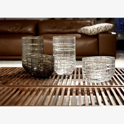 Heal's Ligne Roset Primse Vase Smoked Small