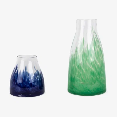 Heal's Heal's Dapple Vase Green Large - Heal's UK Furniture