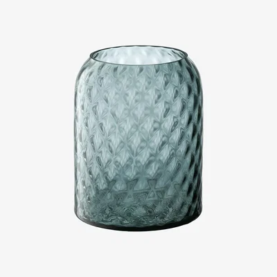 Heal's LSA International Dapple Vase Lantern Water Blue - Heal's UK Lighting