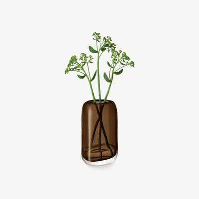 John Lewis LSA International Melt Vase, H24cm, Brown