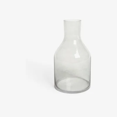 John Lewis John Lewis Coloured Glass Vase, H36cm, Grey