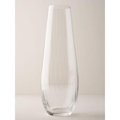 John Lewis Truly Fluted Crystal Vase, H30.5cm, Clear