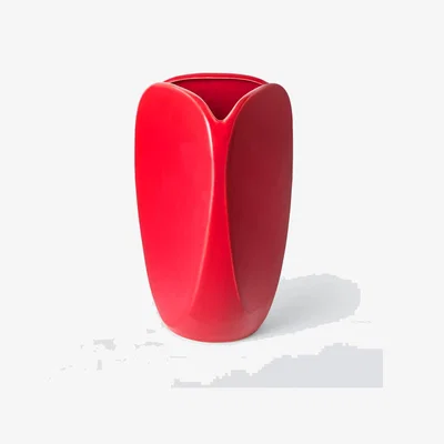 John Lewis John Lewis X Collagerie Stoneware Vase, Red
