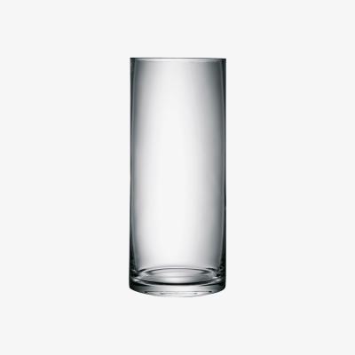 John Lewis LSA International Column Vase, H42cm, Clear