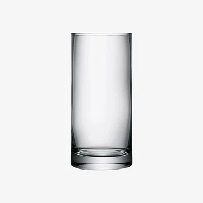 John Lewis LSA International Column Vase, H28cm, Clear