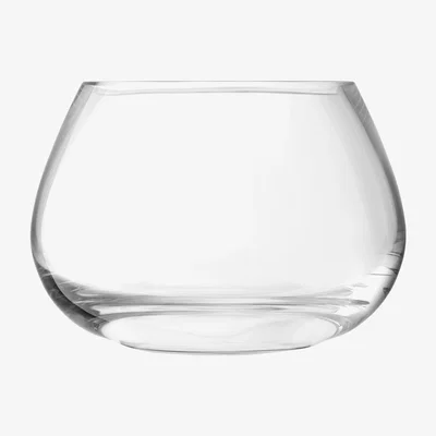 John Lewis LSA International Flower Table Vase, H12cm, Clear